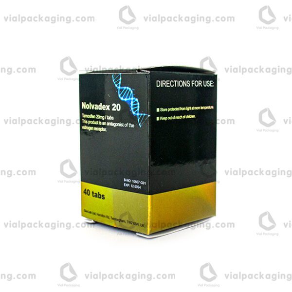 oral tablets paper box
