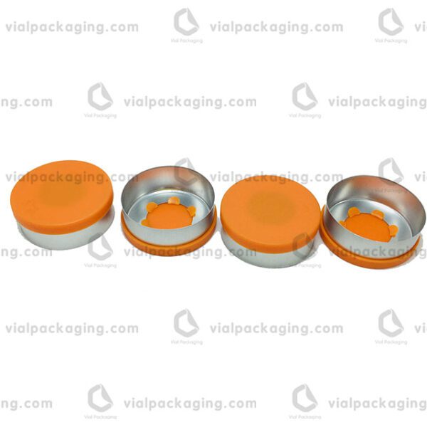 orange vial caps