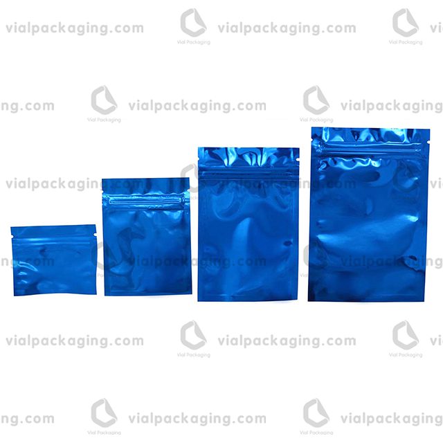 various size blue aluminum foil bag