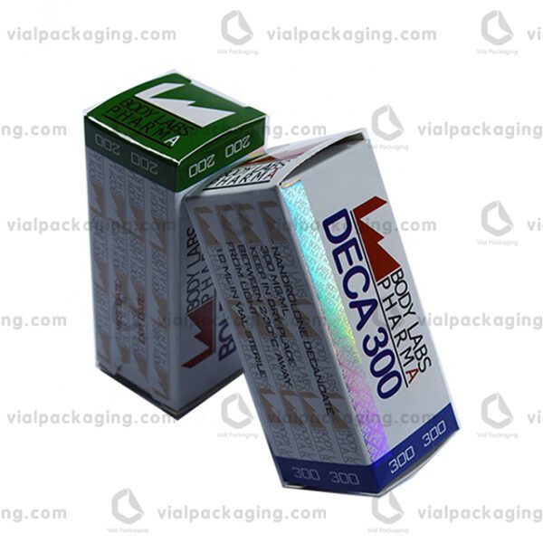 hologram injection vial box