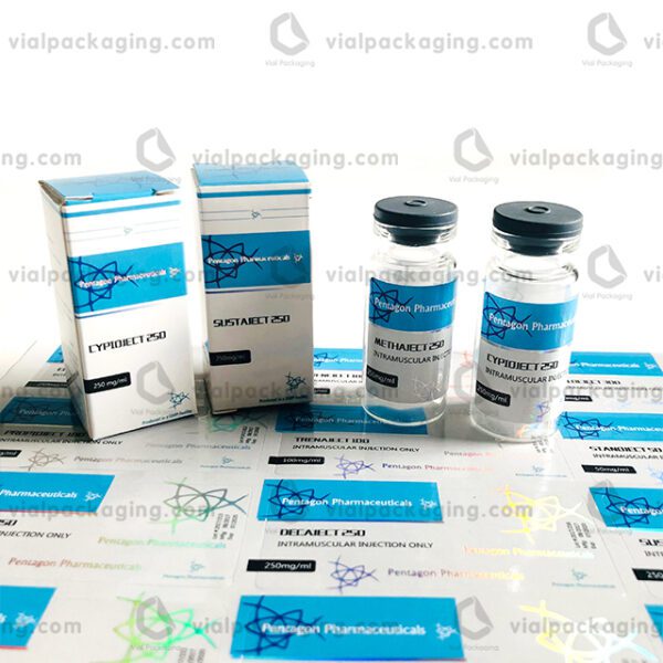 steroid labels and box