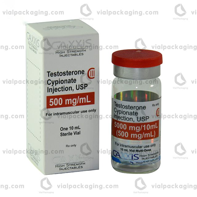 vial labels and box packing