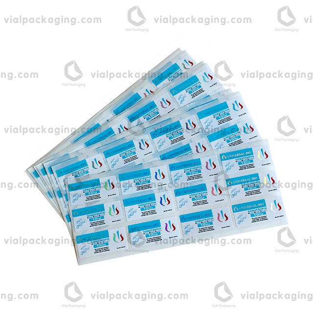 2ml hgh vial labels printing