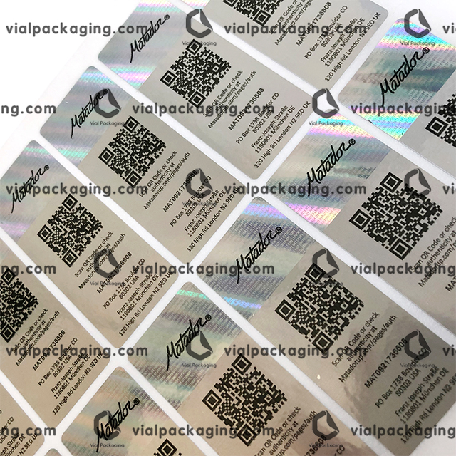 certificate hologram sticker
