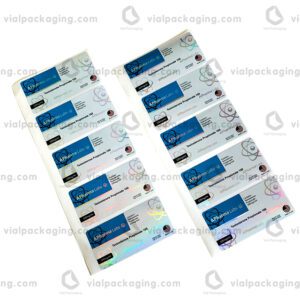 customized design vial labels