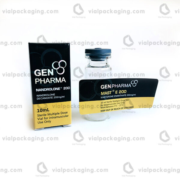 gen vial labels and box