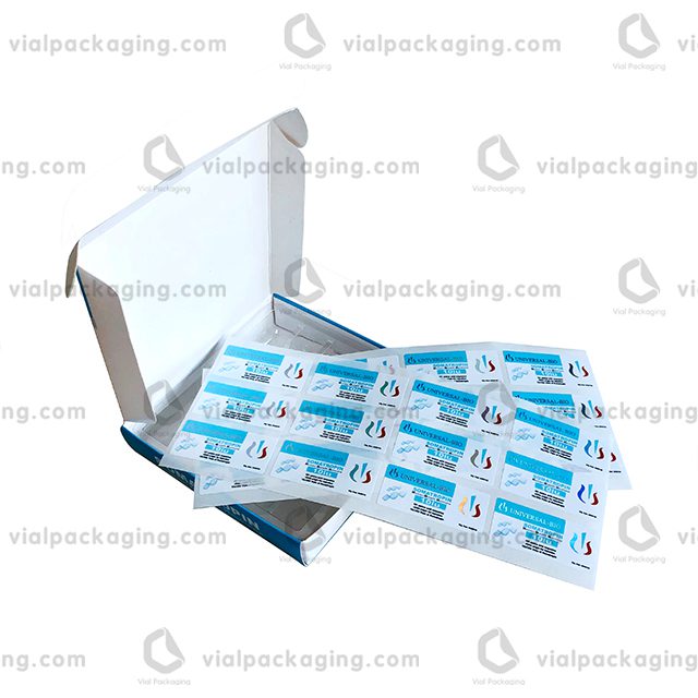 hgh packaging box and labels