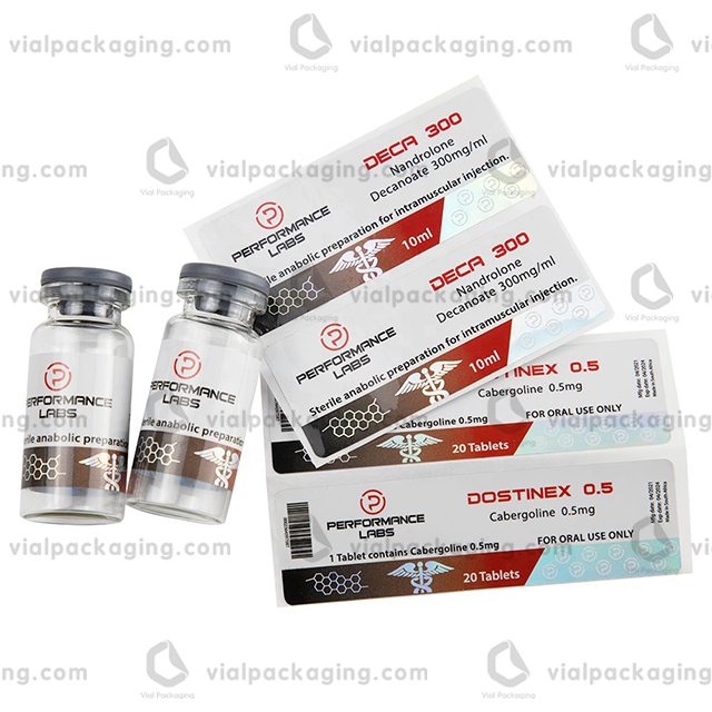 pharmaceutical glass vial labels