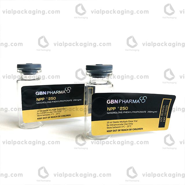 strong adhesive vial labels