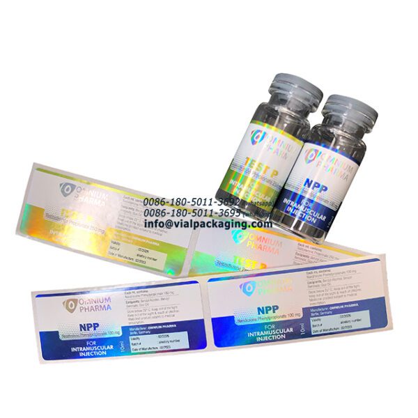 steroids 10ml vial labels